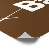 Baby Chick Orange Kitchen Wall Art Poster (Ecke)