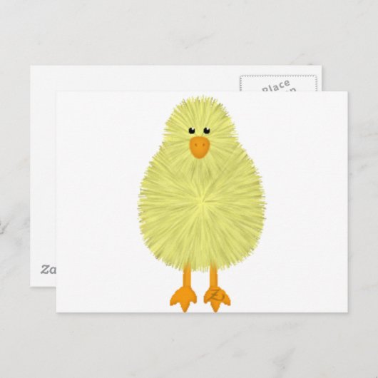Baby Chick Postkarte (Vorne/Hinten)