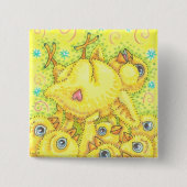 BABY CHICK ROCK & ROLL SPRING MOSH PIT BUTTON Squ (Vorderseite)