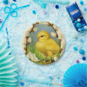 Baby Chick Springtime Paper-Teller Pappteller (Party)