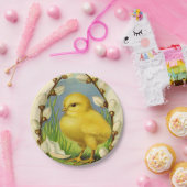 Baby Chick Springtime Paper-Teller Pappteller (Party)