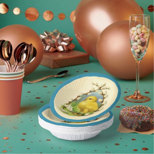 Baby Chick Springtime Pappteller (Multi)