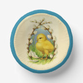 Baby Chick Springtime Pappteller (Vorderseite)