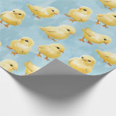 Baby Chick Wrapping Paper Geschenkpapier (Ecke)