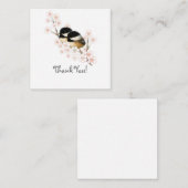 Baby Chickadees Danke, dass Sie Karten bekommen (Vorne/Hinten)