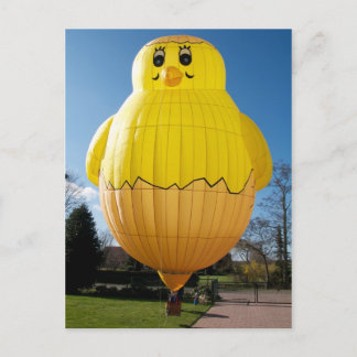 Baby Chicken Balloon Postkarte