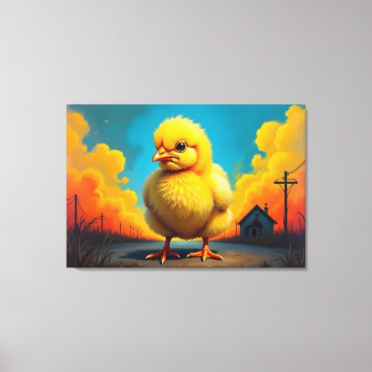 Baby Chicken Leinwanddruck (Vorderseite)