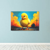 Baby Chicken Leinwanddruck (Insitu (Holzboden))