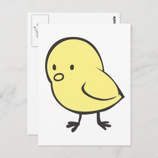 Baby Chicken Postkarte (Vorne/Hinten)