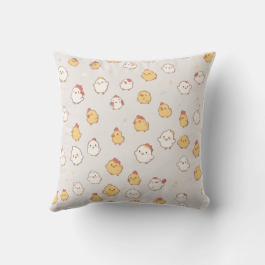 Baby Chickens Kissen (Rückseite)