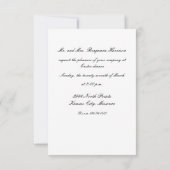 Baby Chicks auf der Suche nach Englisch auf Ostern Einladung (Rückseite)