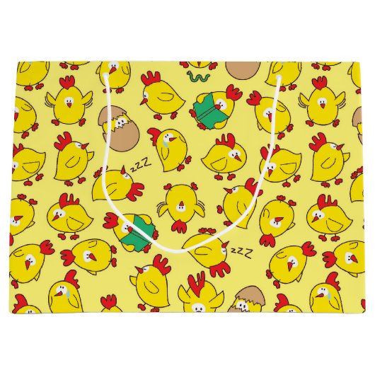 Baby Chicks Geschenktasche Große Geschenktüte (Vorderseite)