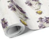 Baby Chicks in geflochtenen Eierverpackungspapier Geschenkpapier (Rolleneckpunkt)