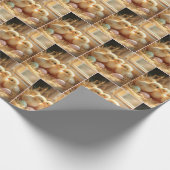 Baby Chicks mit Gingham Eiern Geschenkpapier (Ecke)