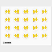 Baby Chicks Oster Pieps Zeichnen Sticker (Blatt)