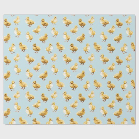 Baby Chicks Pattern | Easter Wrapping Paper Geschenkpapier (Flach)