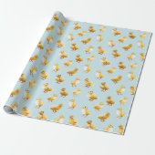 Baby Chicks Pattern | Easter Wrapping Paper Geschenkpapier (Ungerollt)