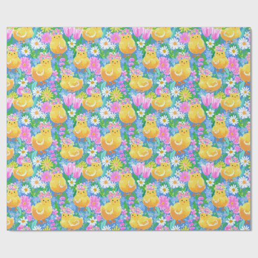 Baby Chicks Pattern | Easter Wrapping Paper Geschenkpapier (Flach)