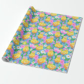 Baby Chicks Pattern | Easter Wrapping Paper Geschenkpapier (Ungerollt)