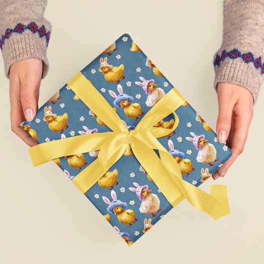 Baby Chicks Pattern | Easter Wrapping Paper Geschenkpapier