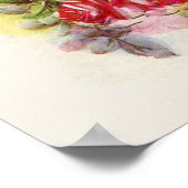 Baby Chicks und Rose Osterposter Poster (Ecke)