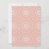 Baby Child Säugling Taufe Gold Golden Cross Lace Einladung (Rückseite)