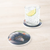 Baby Chimpanzee Reise Getränkeuntersetzer (Seite)