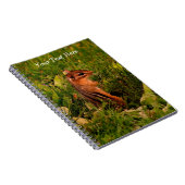 Baby Chipmunk Animal Nature Art Notizblock (Rechte Seite)