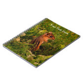Baby Chipmunk Animal Nature Art Notizblock (Linke Seite)
