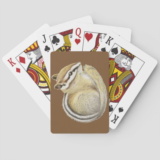 Baby Chipmunk Bicycle Playing Cards Spielkarten (Rückseite)