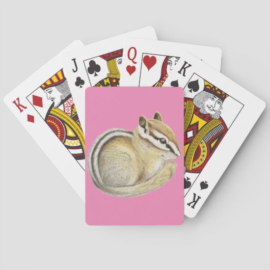Baby Chipmunk Bicycle Playing Cards Spielkarten (Rückseite)