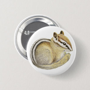 Baby Chipmunk Button