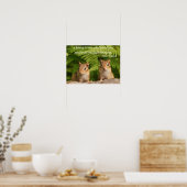 Baby Chipmunk Friends Quote Poster (Küche)