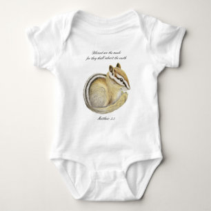 Baby Chipmunk gesegnet sind die Meek Strampler