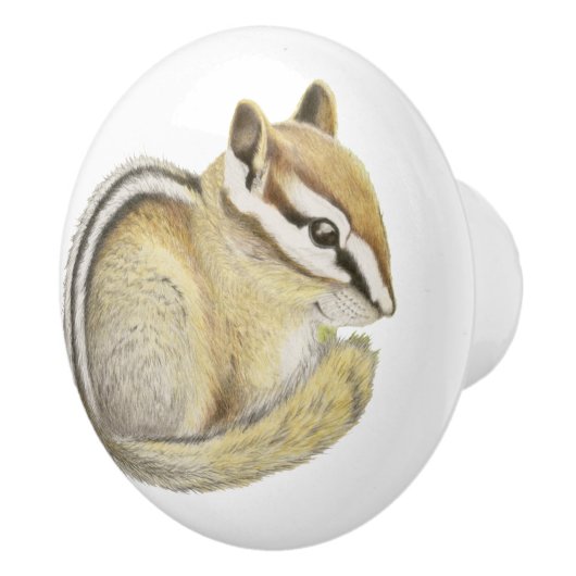 Baby Chipmunk Keramikknauf (Rechts)