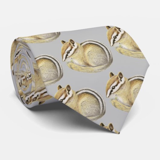 Baby Chipmunk Neck Tie Krawatte (Gerollt)