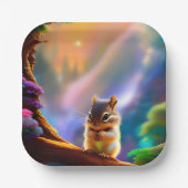 Baby Chipmunk Pappteller (Vorderseite)