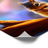 Baby Chipmunk Poster (Ecke)