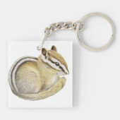Baby Chipmunk Schlüsselanhänger (Rückseite)