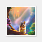 Baby Chipmunk Serviette (Vorderseite)