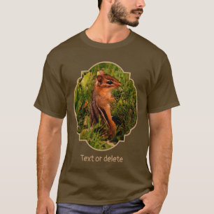 Baby-Chipmunk-Wildlife-Tier-Art T-Shirt