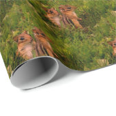 Baby Chipmunks Animal Nature Art Geschenkpapier (Rolleneckpunkt)