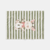 Baby Christmas Charaktere Fleece Blanket (Vorderseite (Horizontal))