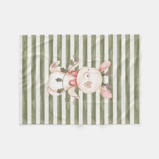 Baby Christmas Charaktere Fleece Blanket (Vorderseite (Horizontal))