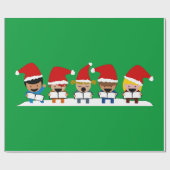 Baby Christmas Choir Geschenkpapier (Flach)