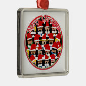 Baby Christmas Choir - Merry Christmas Silbernes Ornament (Rechts)