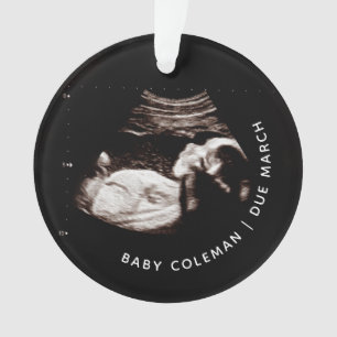 Baby Christmas Ornament Schwangerschaft Ultrasound