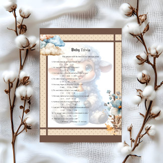 Baby Circus_  Baby Trivia game Briefbogen