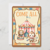 Baby Circus Einladung (Rückseite)