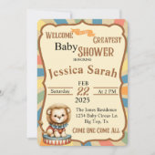 Baby Circus Einladung (Vorderseite)